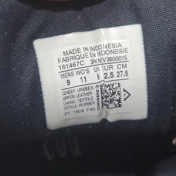 Converse Chuck Taylor All Star 161467c Mid Unisex Shoes Dark Burgundy-White - Picture 7 of 9